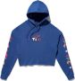 Tommy Jeans Revisited TLC Cropped Hoody Dw0Dw13012C6Q Blauw Dames - Thumbnail 5
