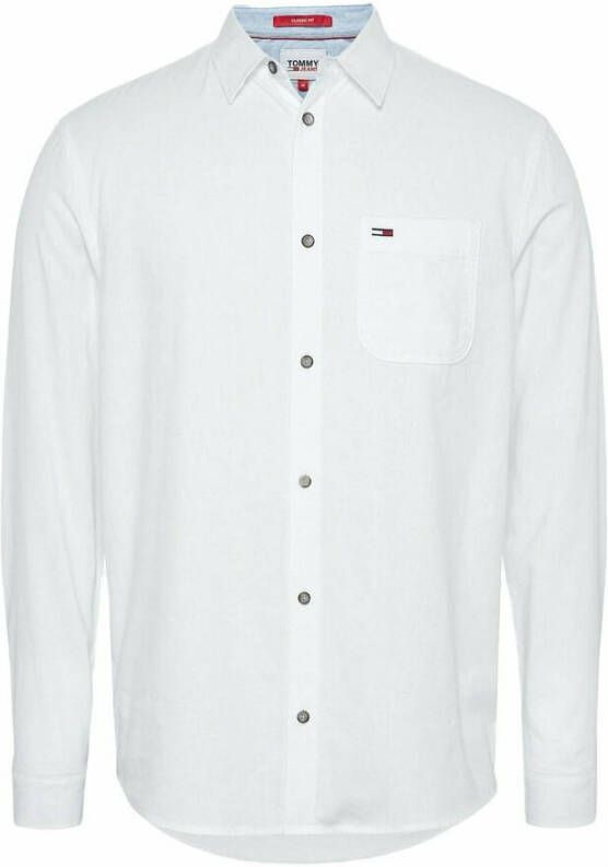 Tommy Jeans Shirt Wit Heren