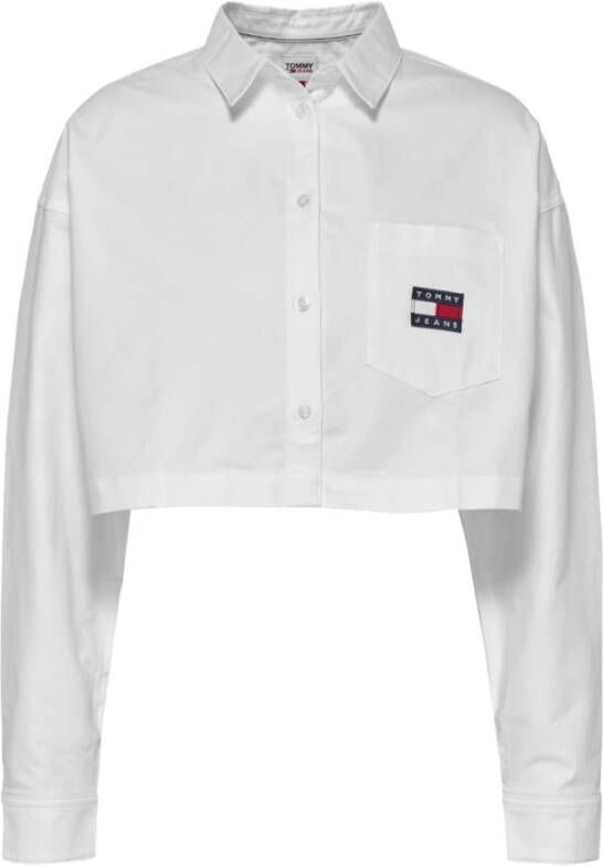 TOMMY JEANS Overhemdblouse TJW SUPER CROPPED SHIRT