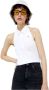 Tommy Jeans Sleeveless Tops Wit Dames - Thumbnail 1