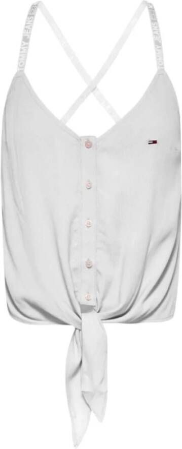 Tommy Jeans Sleeveless Tops Wit Dames