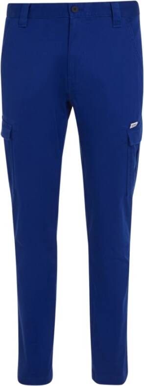 Tommy Jeans Slim-fit Trousers Blauw Heren
