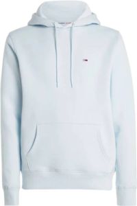 Tommy Jeans Sweat- TJM Regular Solid Hoodie Blauw Heren