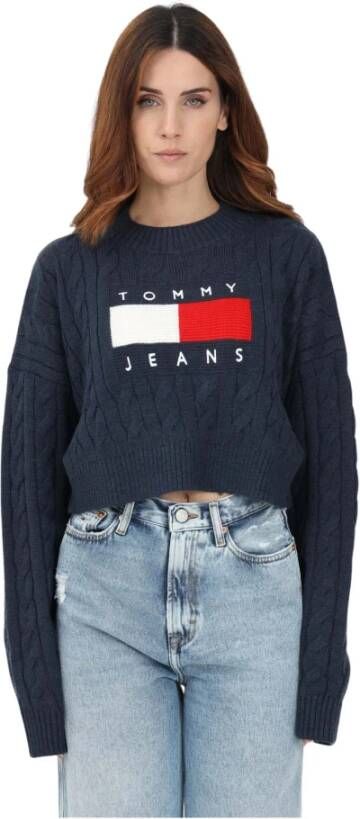 Tommy Jeans Sweatshirt Blauw Dames