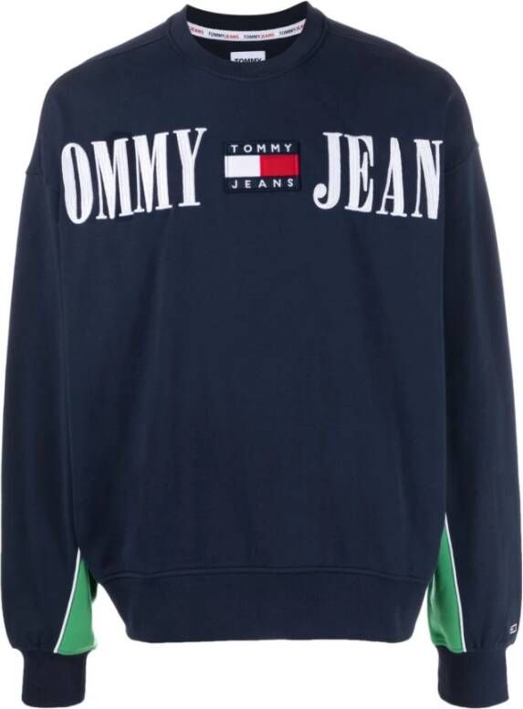 Tommy Jeans Sweatshirt Blauw Heren