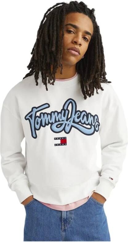 Tommy Hilfiger Long Sleeve Tops Wit Heren