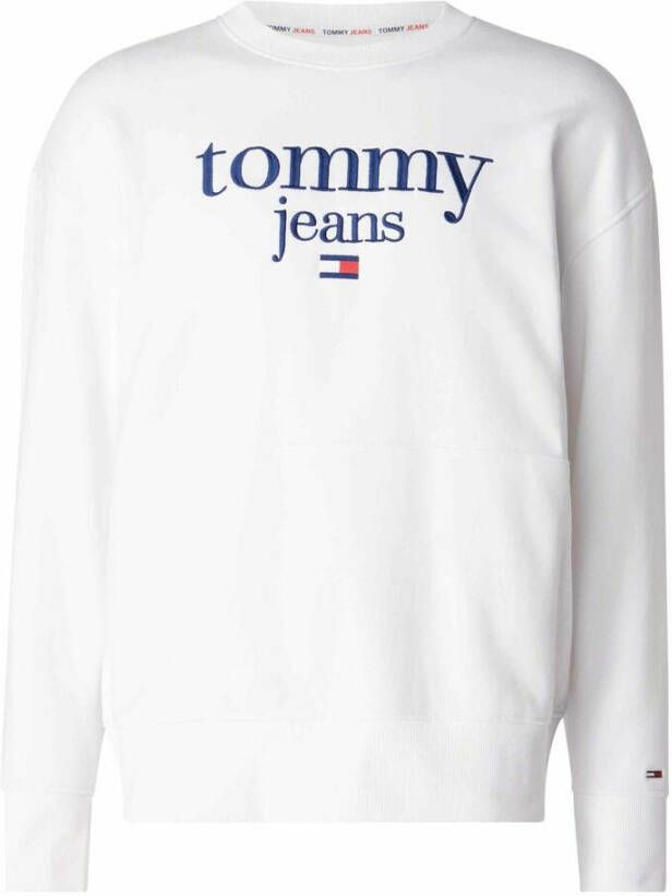 Tommy Jeans Sweatshirt Wit Heren