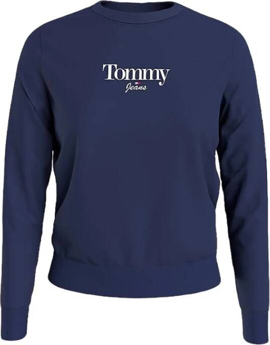 Tommy Jeans Sweatshirts Blauw Dames