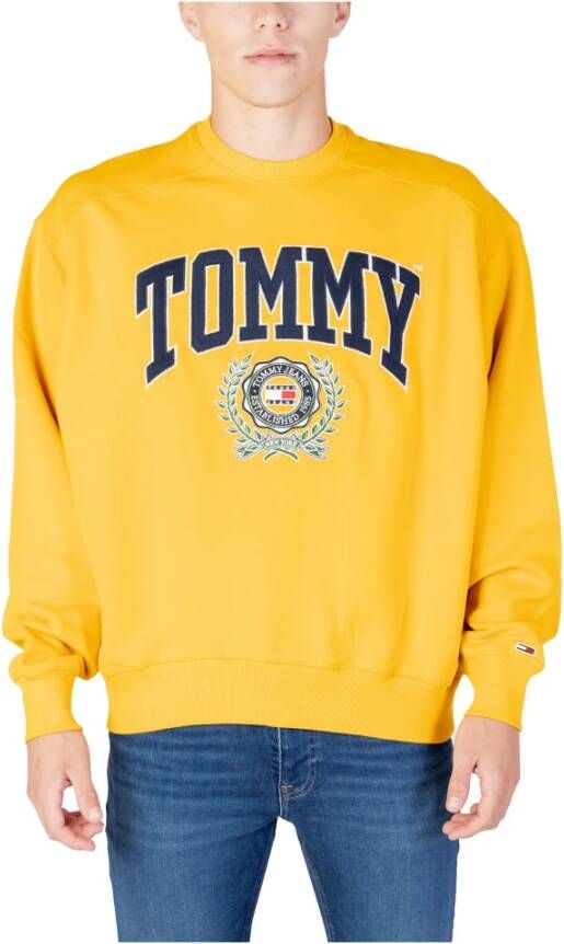 Tommy Jeans Sweatshirts & Hoodies Geel Heren