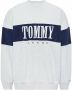 Tommy Jeans Sweatshirt in colour-blocking-design model 'REG AUTHENTIC BLOCK' - Thumbnail 2