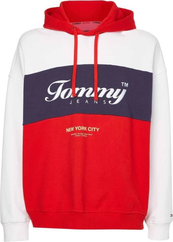 Tommy Jeans Hoodie in colour-blocking-design model 'ARCHIVE HOODIE'