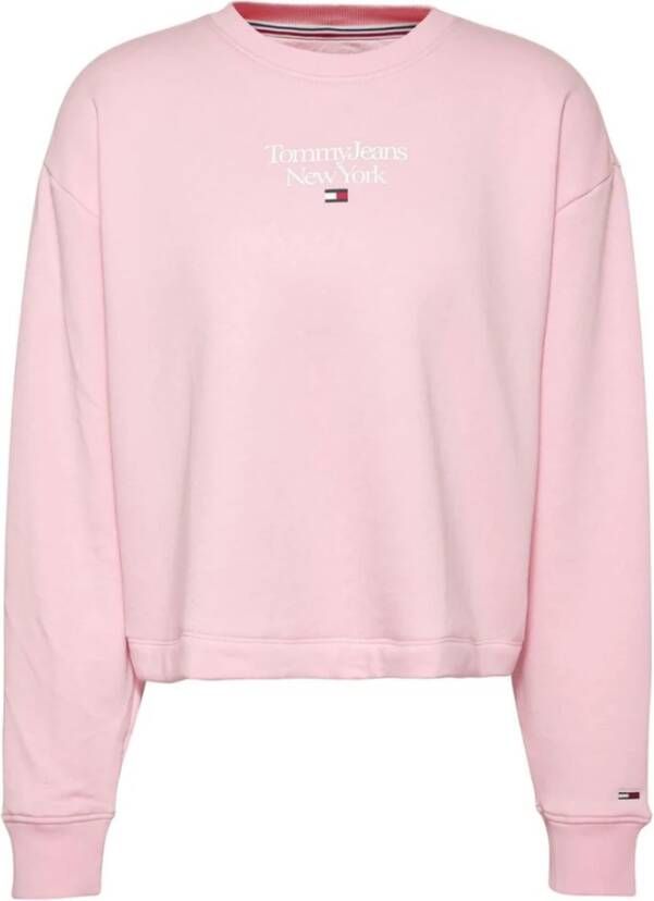 Tommy Jeans Sweatshirts Roze Dames
