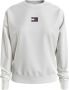 Tommy Jeans Sportieve Sweater White Dames - Thumbnail 1