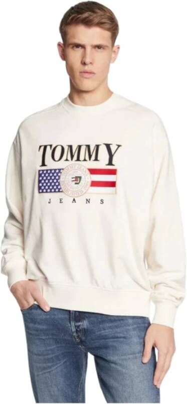 Tommy Jeans Sweatshirts Wit Heren