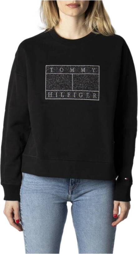 Tommy Jeans Sweatshirts Zwart Dames