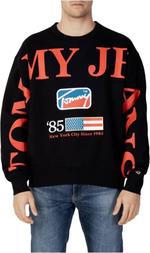 Tommy Jeans Sweatshirt met labelprint model 'COMFORT MODERN SPORT'