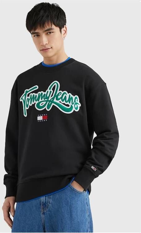 TOMMY JEANS Sweatshirt TJM RLX COLLEGE POP TEXT CREW