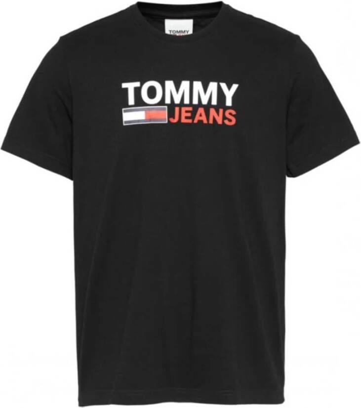 Tommy Jeans T -shirt 15379 Zwart Heren