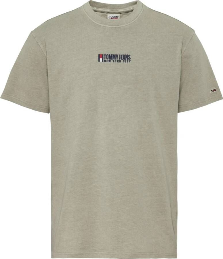 Tommy Jeans T-Shirt Beige Heren