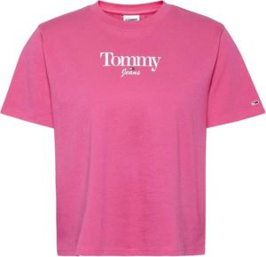 Tommy Jeans T-shirt Roze Dames