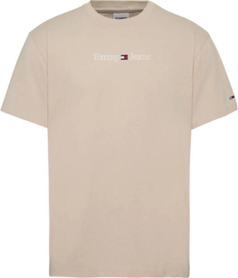 Tommy Jeans T-Shirts Beige Heren