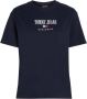 TOMMY JEANS Dames Tops & T-shirts Rlx Archive 1 Tee Donkerblauw - Thumbnail 2