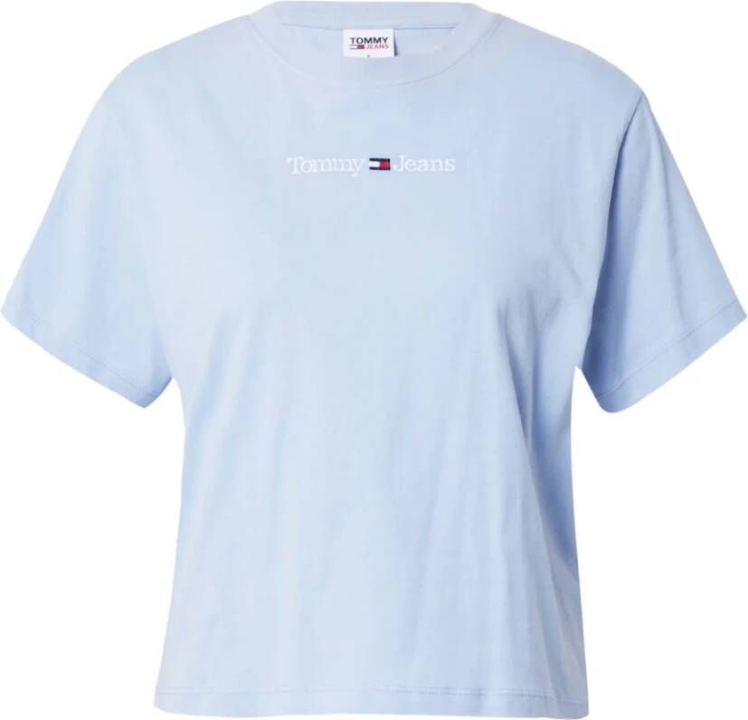 Tommy Jeans T-Shirts Blauw Dames
