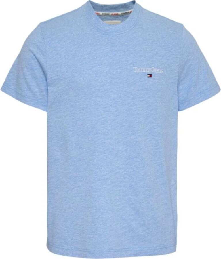 Tommy Jeans T-Shirts Blauw Heren