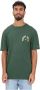 Tommy Hilfiger Groene Classic Curved College T-shirt Green Heren - Thumbnail 1