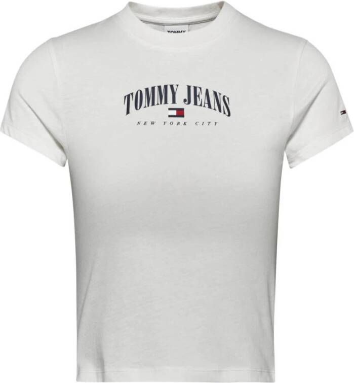 Tommy Jeans Tommy Hilfiger Jeans Women's T-shirt White Dames