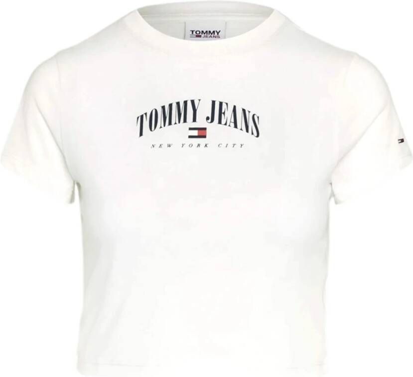 Tommy Jeans Tommy Hilfiger Jeans Women's T-shirt White Dames