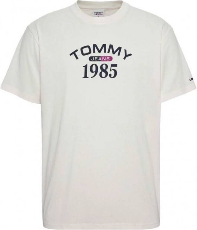 Tommy Jeans T-Shirts Wit Heren