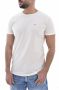 Tommy Jeans Geborduurd Logo T-shirt in wit White Heren - Thumbnail 1