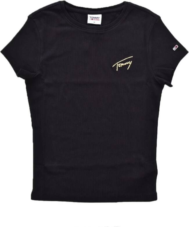 TOMMY JEANS T-shirt TJW BBY GOLD SIGNATURE TEE SS