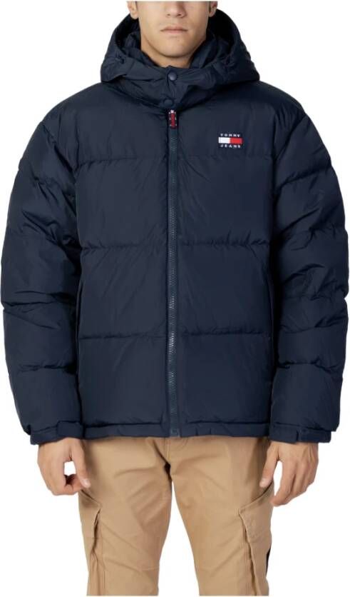 Tommy Jeans gewatteerde winterjas ALASKA van gerecycled polyester twilight navy - Foto 4