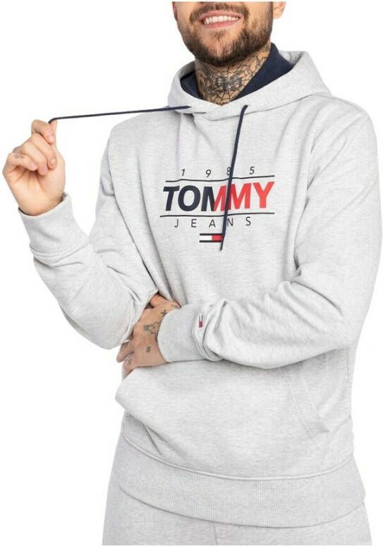 Tommy Jeans TJM Essential Hoodie Grijs Heren