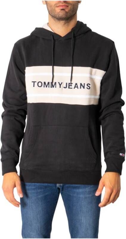 Tommy Jeans TJM Pieced Band Logo Dm0Dm09651 Black Heren