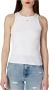 TOMMY JEANS Dames Tops & T-shirts Tjw Essential Rib Tank Lila - Thumbnail 4