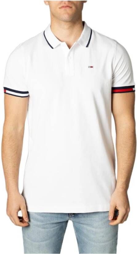 Tommy Jeans Tommy Hilfiger Jeans Men's Polo Wit Heren