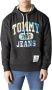 Tommy Jeans Tommy Hilfiger Jeans Men's Sweatshirt Zwart Heren - Thumbnail 1