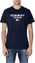 Tommy Jeans Tommy Hilfiger Jeans Men's T-shirt Blauw Heren - Thumbnail 3