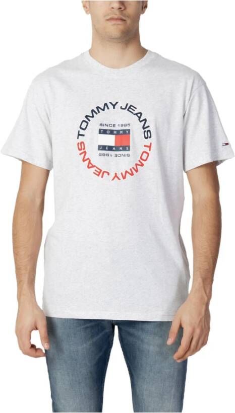 Tommy Jeans Tommy Hilfiger Jeans Men's T-shirt Grijs Heren