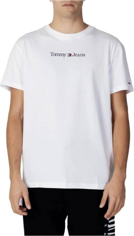 Tommy Jeans Tommy Hilfiger Jeans Men's T-shirt Wit Heren