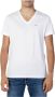 Tommy Hilfiger Wit Katoenen Heren T-Shirt Klassieke Stijl White Heren - Thumbnail 2
