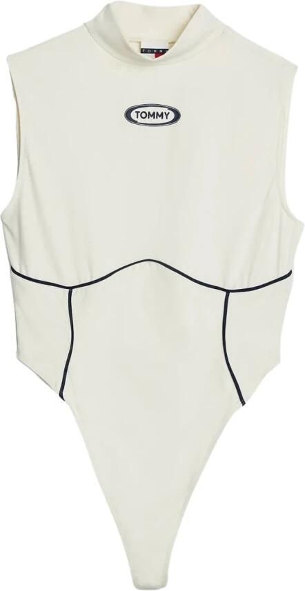 Tommy Jeans 1985 Stretch Body Blancs White Dames