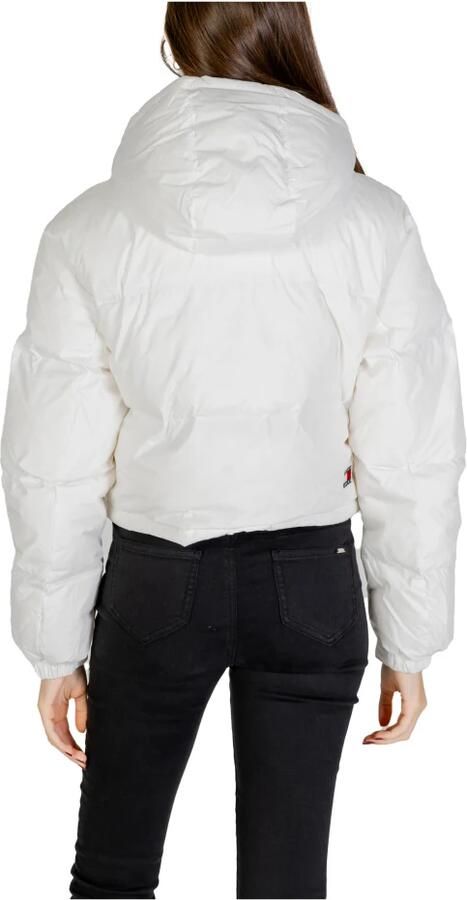 Tommy Hilfiger Witte Gewatteerde Jas Alaska Model White Dames - Foto 2