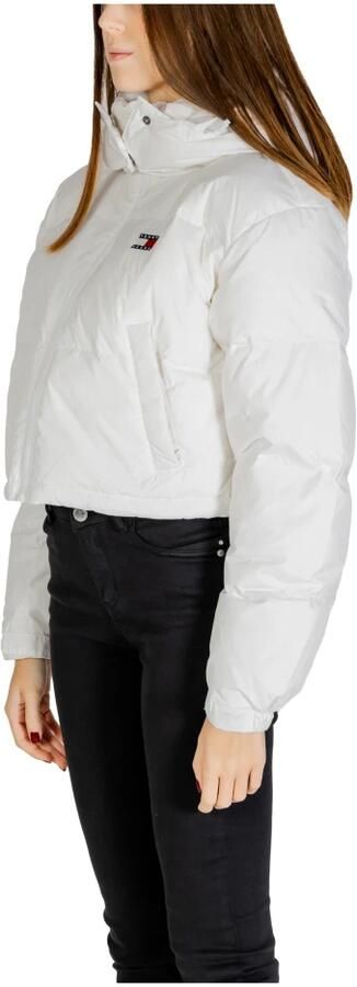 Tommy Hilfiger Witte Gewatteerde Jas Alaska Model White Dames - Foto 4