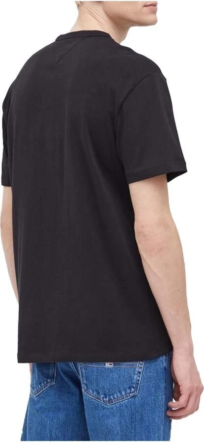 Tommy Jeans Klassiek fit katoenen T-shirt met Tommy-badge Black Heren - Foto 2