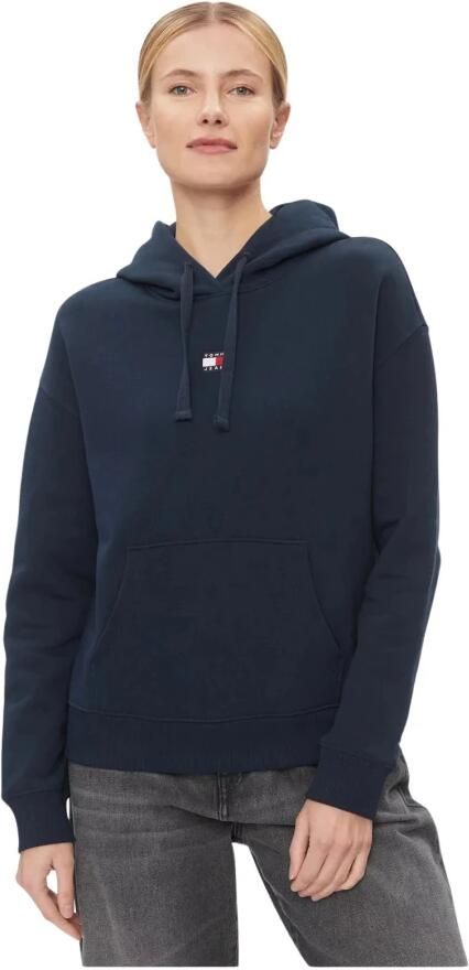 Tommy Hilfiger Stijlvol Blauw Hoodie met Logodetail Blue Dames - Foto 4