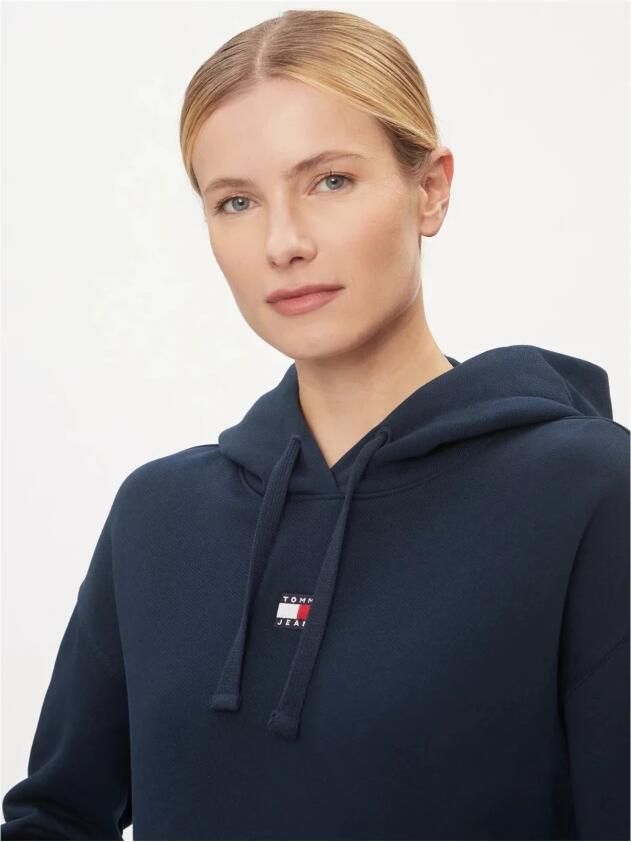 Tommy Hilfiger Stijlvol Blauw Hoodie met Logodetail Blue Dames - Foto 3